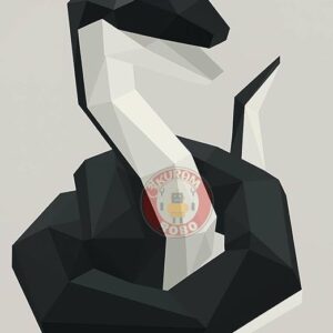 AKURAM ROBO Magnetic Snake Puzzle Toy – with 19 Pieces 3D Multicolor Eco-Friendly Brain Tease