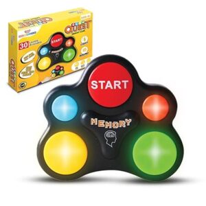 Wembley Glow Quest Memory Game|Handheld Indoor Game for Kids| Engaging Toy with Lights and Sounds