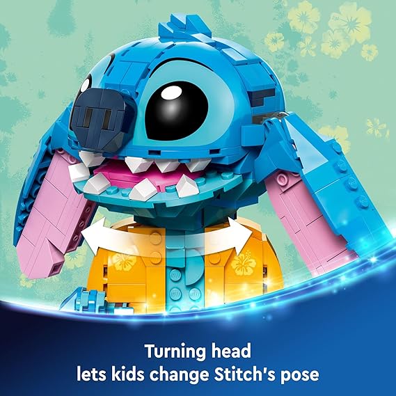 LEGO Disney Stitch Toy Building Kit, Fun Disney Gift for Girls, Boys and Lovers of The Hit Movie Lilo and Stitch - Image 3